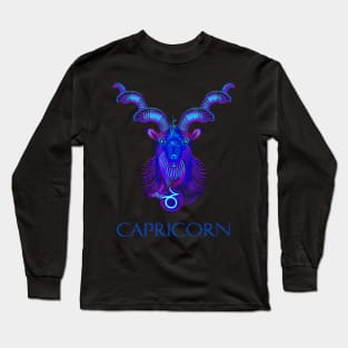 CAPRICORN - The Mountain Goat Long Sleeve T-Shirt